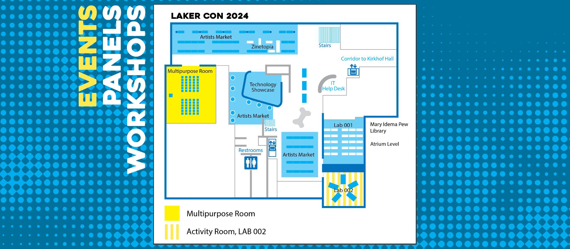 Map of Events and Workshops